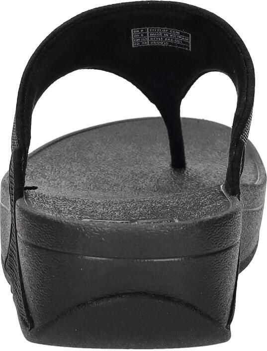 FitFlop Lulu Shimmerglitz Toe-Post Sandals Dames Sandalen Zwart - Foto 6