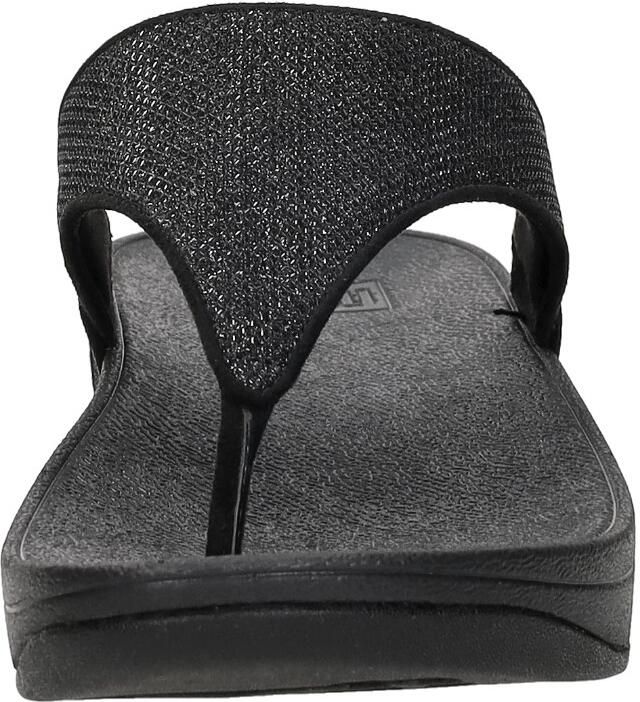 FitFlop Lulu Shimmerglitz Toe-Post Sandals Dames Sandalen Zwart - Foto 5
