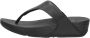 FitFlop Lulu Leather Toepost slippers voor Vrouwen Wit - Thumbnail 3