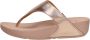 FitFlop TM Lulu leren teenslippers roségoud - Thumbnail 2