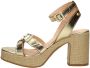Fred de la Bretoniere FRS1445 Sandalen Hak Goudkleur - Thumbnail 2