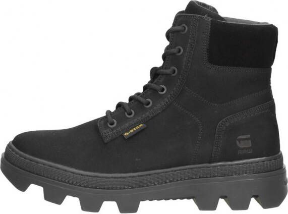 G-Star Raw Noxer Hgh Nub M Veterboots Laarzen Met Veters Heren Zwart