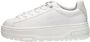G-Star Modieuze PU Leren Sneaker met Rubberen Plateauzool White Dames - Thumbnail 3