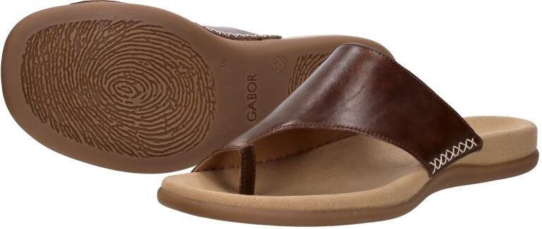 Gabor Teenslippers sleehak zomerschoen dianette met contrastkleurig borduursel - Foto 7