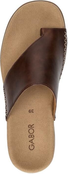 Gabor Teenslippers sleehak zomerschoen dianette met contrastkleurig borduursel - Foto 8