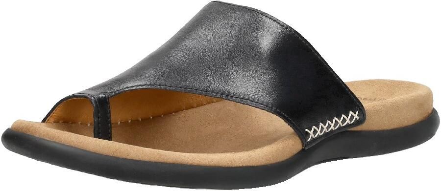 Gabor Teenslippers sleehak zomerschoen dianette met contrastkleurig borduursel - Foto 12