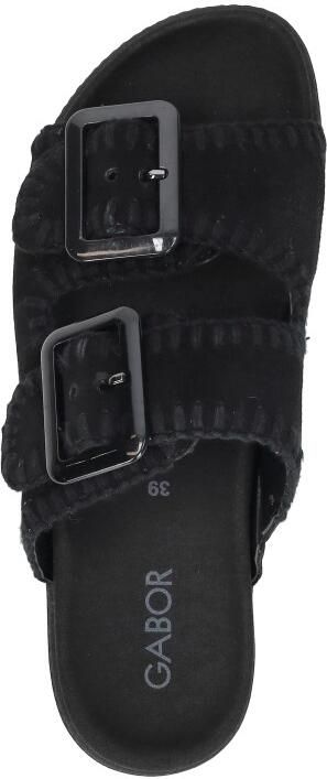 Gabor Dames verstelbare slipper muilen art. 83.741.17 Zwart - Foto 8