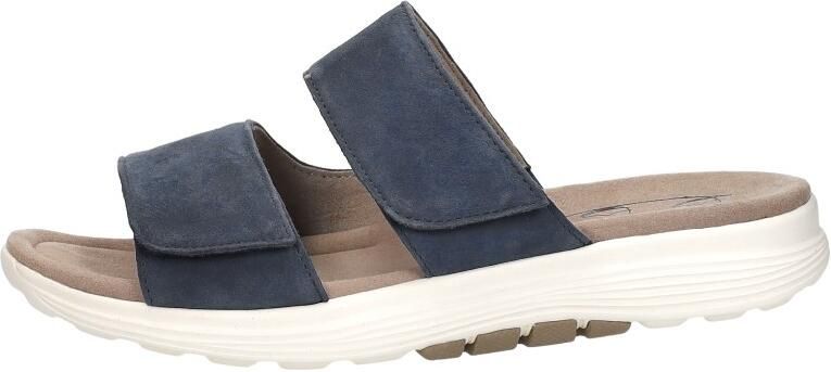 Gabor Rollingsoft Slippers blauw Suède - Foto 7