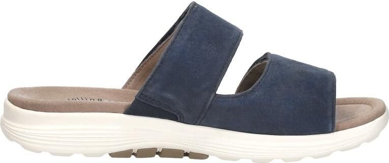 Gabor Rollingsoft Slippers blauw Suède - Foto 12