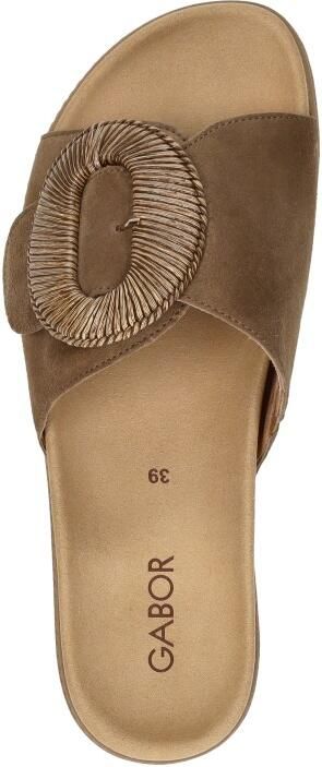 Gabor 83.742.14 Slippers Bruin Suede Dames Bruin - Foto 13