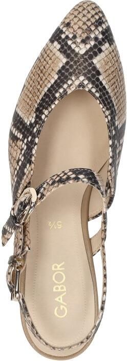 Gabor Instappers Python beige Synthetisch Dames - Foto 9