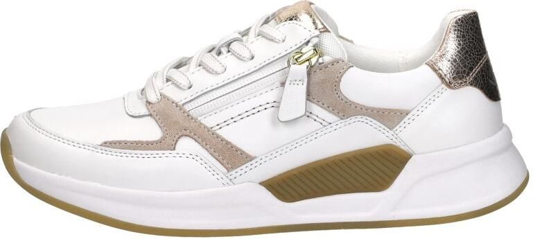 Gabor Rollingsoft Gabor -Rollingsoft- Sneakers- wit Leer art 66.958 52- Dames - Foto 9