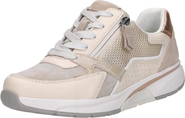 Gabor 86.878.33 Rolling Soft Sneakers beige Leer en Suede Dames Breed Beige - Foto 7