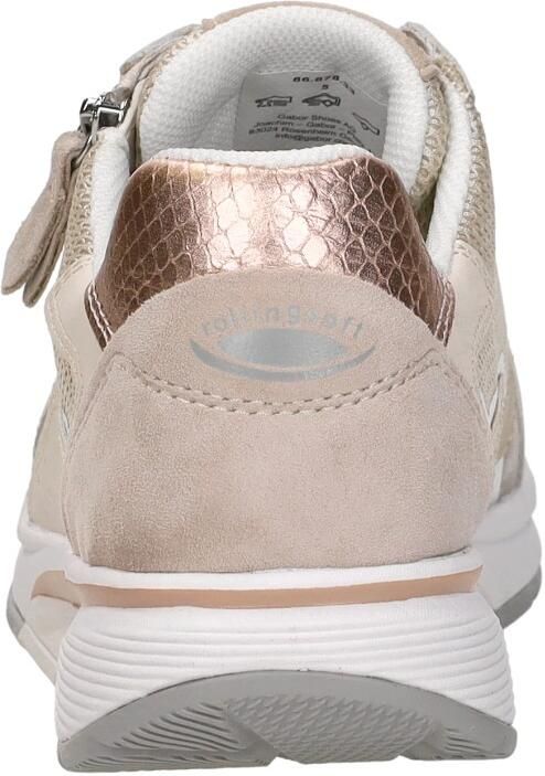 Gabor 86.878.33 Rolling Soft Sneakers beige Leer en Suede Dames Breed Beige - Foto 8