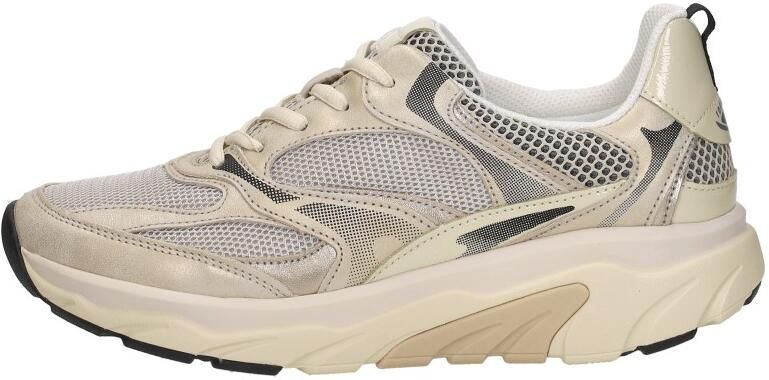 Gabor 86.936.39 Rolling Soft Sneakers Beige Leer en Mesh Dames Breed Beige - Foto 7