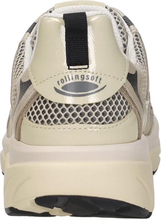 Gabor 86.936.39 Rolling Soft Sneakers Beige Leer en Mesh Dames Breed Beige - Foto 10