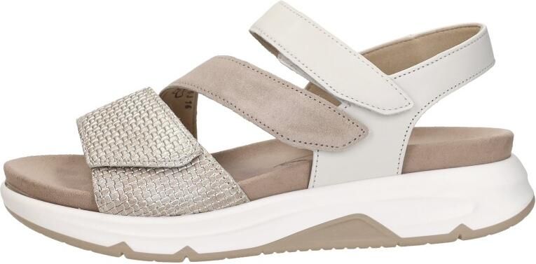 Gabor 86.882.61 Rolling Soft Sandalen Beige Met goud Leer Dames Beige Goud - Foto 7