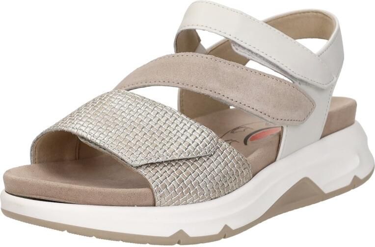 Gabor 86.882.61 Rolling Soft Sandalen Beige Met goud Leer Dames Beige Goud - Foto 9