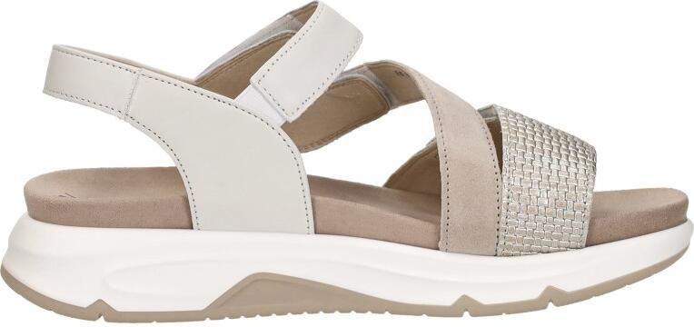 Gabor 86.882.61 Rolling Soft Sandalen Beige Met goud Leer Dames Beige Goud - Foto 11