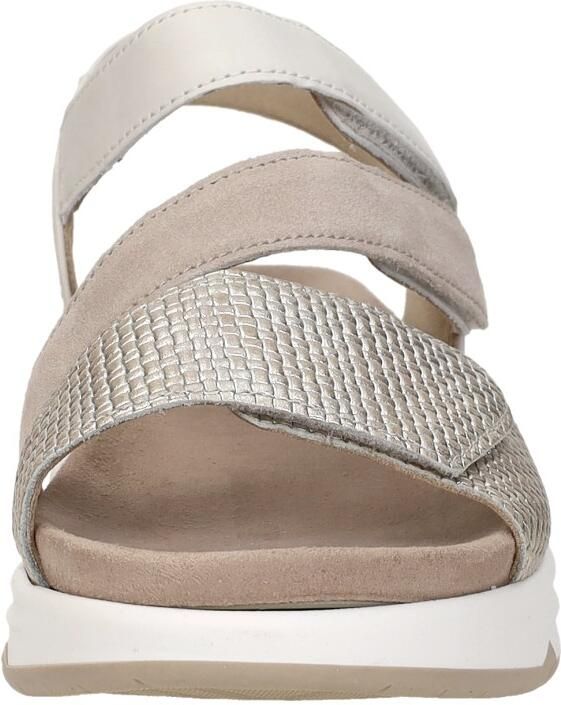 Gabor 86.882.61 Rolling Soft Sandalen Beige Met goud Leer Dames Beige Goud - Foto 8