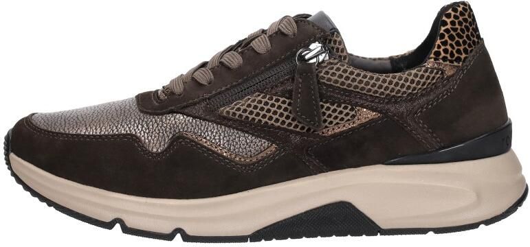 Gabor Rollingsoft Sneakers brons Textiel Dames - Foto 7