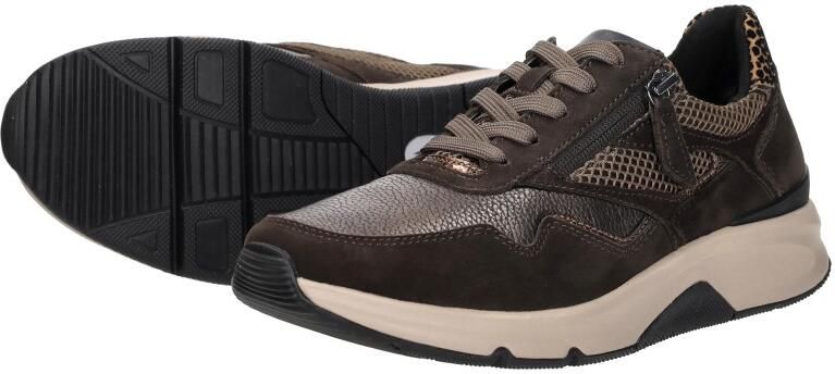 Gabor Rollingsoft Sneakers brons Textiel Dames - Foto 12