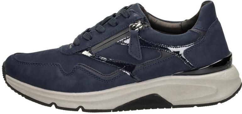 Gabor 0103.01.003 Rolling Soft Sneakers Blauw Nubuck Dames Blauw - Foto 4