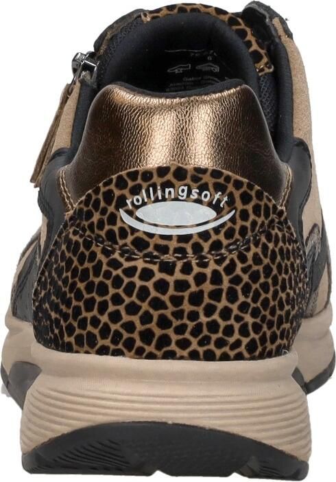 Gabor Rollingsoft Sneakers met sleehak veterschoen halfhoge schoen vrijetijdsschoen met extra ritssluiting - Foto 11