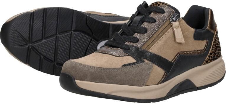 Gabor Rollingsoft Sneakers met sleehak veterschoen halfhoge schoen vrijetijdsschoen met extra ritssluiting - Foto 14