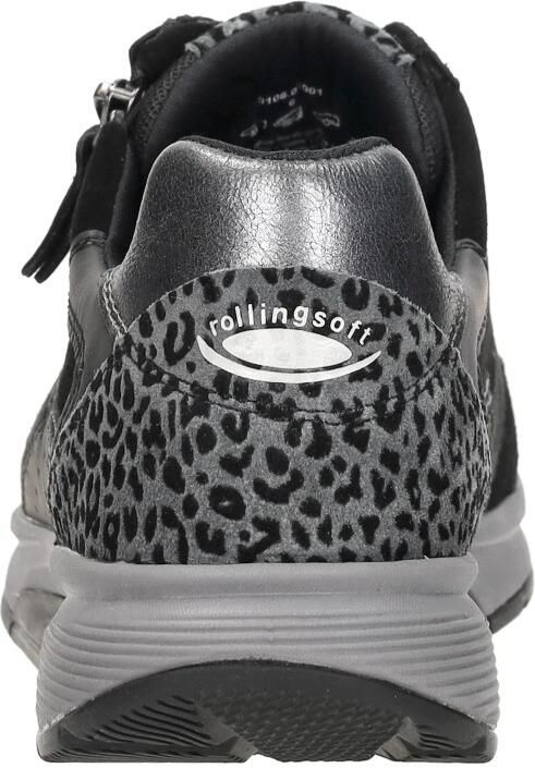Gabor Rollingsoft Sneaker 0106.01.001 Zwart Antraciet - Foto 4
