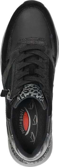 Gabor Rollingsoft Sneaker 0106.01.001 Zwart Antraciet - Foto 7