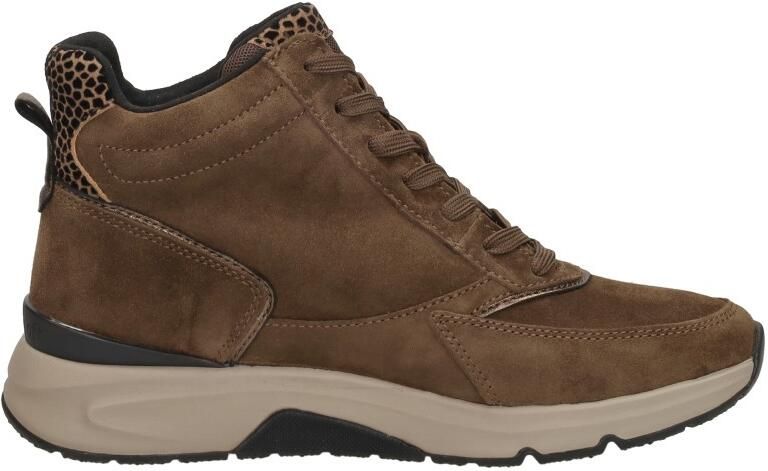 Gabor Rollingsoft Veterboots cognac Suede