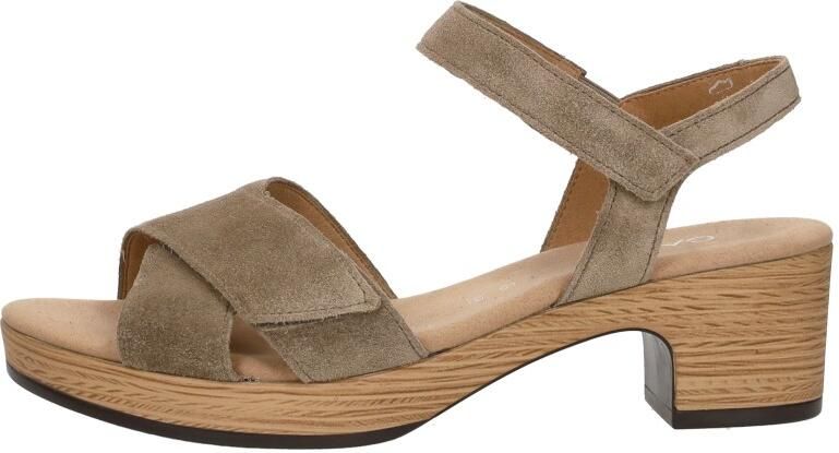 Gabor Sandalen Hak Sandalen Hak Taupe - Foto 2