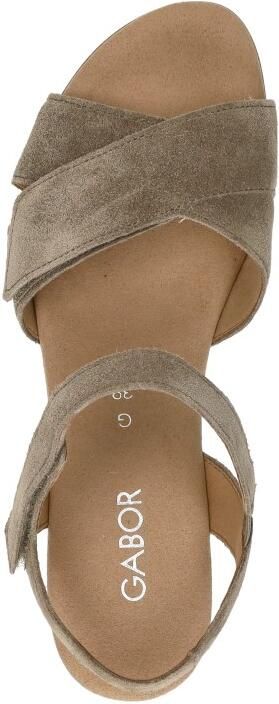 Gabor Sandalen Hak Sandalen Hak Taupe - Foto 7