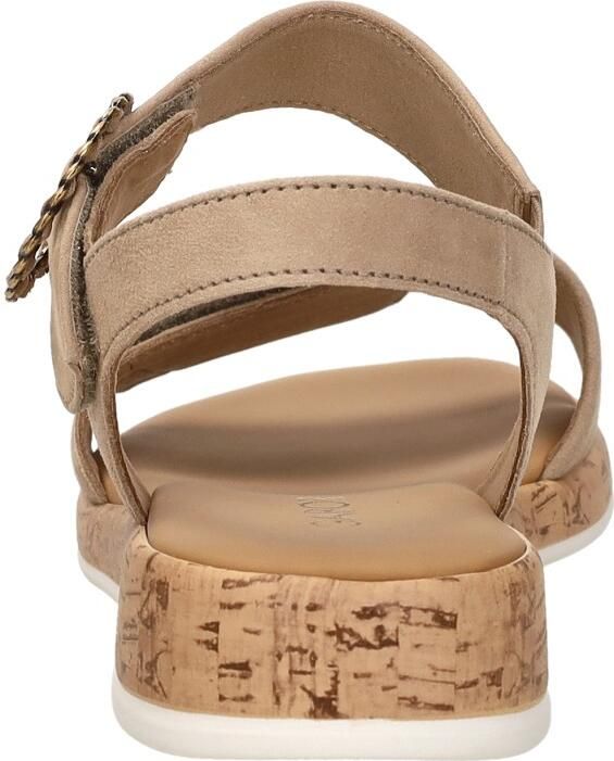 Gabor Sandalen Plat Sandalen Plat beige - Foto 4