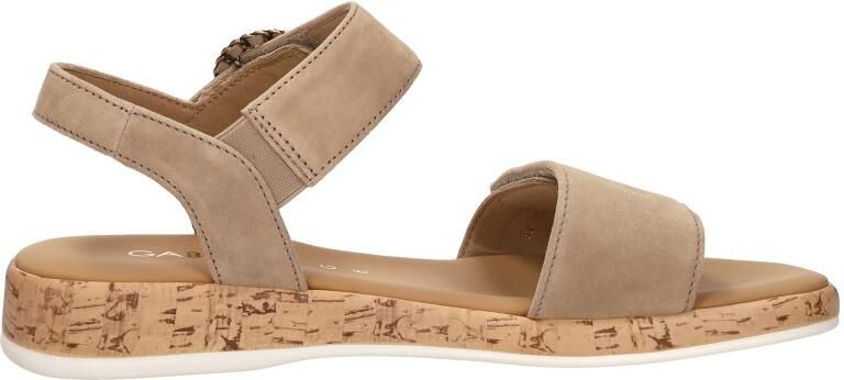 Gabor Sandalen Plat Sandalen Plat beige - Foto 8