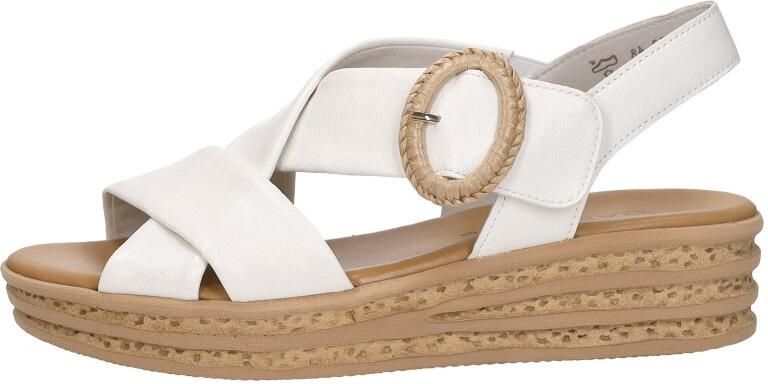 Gabor Sleehaksandaaltjes zomerschoen bandjessandaal klittenbandsluiting onder de decoratieve gesp - Foto 16