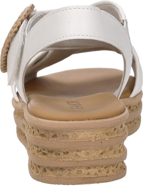 Gabor Sleehaksandaaltjes zomerschoen bandjessandaal klittenbandsluiting onder de decoratieve gesp - Foto 11