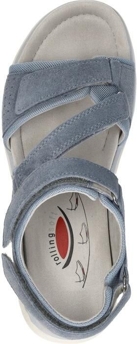 Gabor Sandalen Plat Sandalen Plat licht blauw - Foto 7