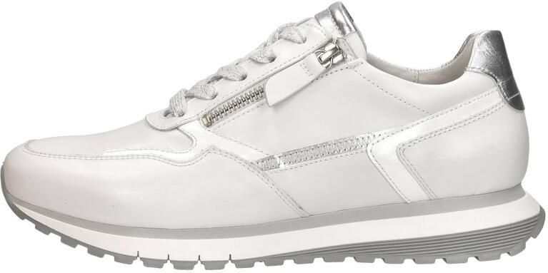 GABOR Lage Sneakers Dames 378 Maat: 42 Materiaal: Leer Kleur: Wit - Foto 9