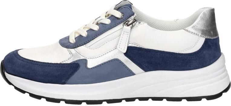 Gabor 598 Sneakers Dames Leren Sneaker Blauw - Foto 2