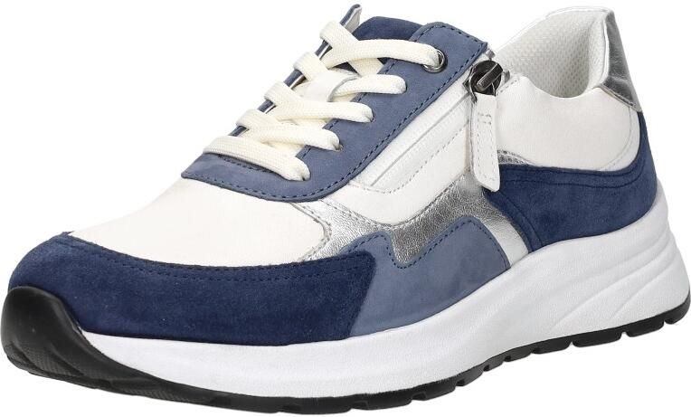 Gabor 598 Sneakers Dames Leren Sneaker Blauw - Foto 5
