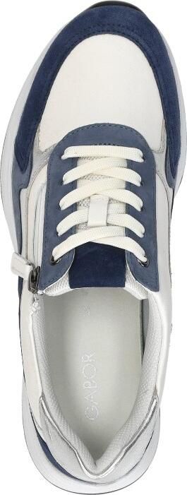 Gabor 598 Sneakers Dames Leren Sneaker Blauw - Foto 8