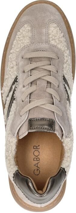Gabor 6018.01.004 Sneakers Beige Suede en Textiel Beige - Foto 8