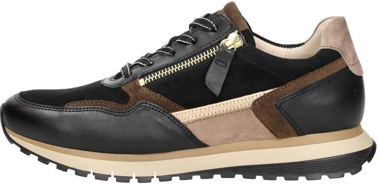 GABOR Lage Sneakers Dames 378 Maat: 37 Materiaal: Leer Kleur: Zwart - Foto 9
