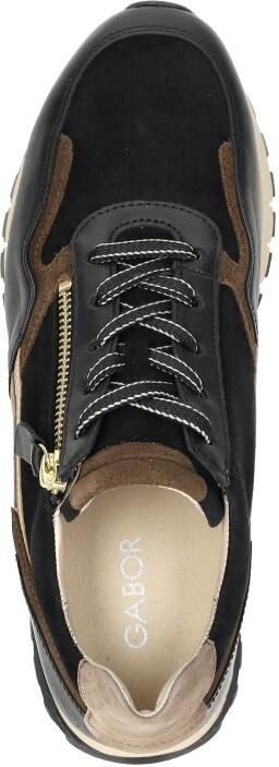 GABOR Lage Sneakers Dames 378 Maat: 37 Materiaal: Leer Kleur: Zwart - Foto 16