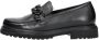 Gabor Stijlvolle zwarte leren loafers met uitneembaar voetbed Black Dames - Thumbnail 3