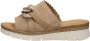 Gabor 82.891.33 Dreamvelour sand Slipper Luxe slipper slipper met hak - Thumbnail 3