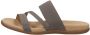 Gabor Sandalen grijs Textiel Dames - Thumbnail 3
