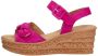 Gabor Gele suède sandaal voor dames Pink Dames - Thumbnail 2